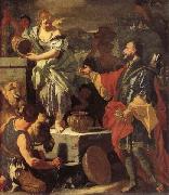 Francesco Solimena Rebecca at the Well oil painting on canvas